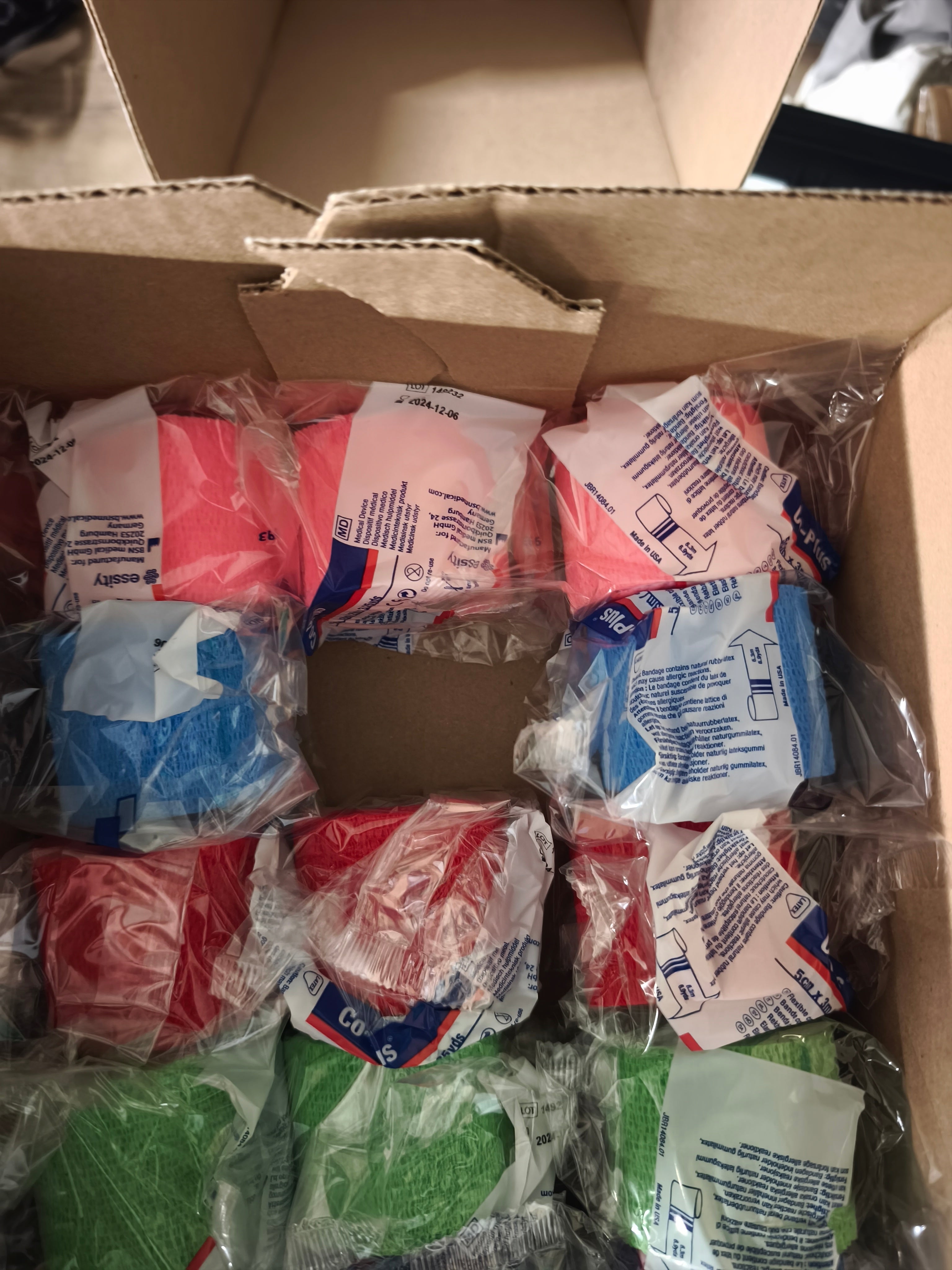 Vetflex Co-plus selvhæftende elastik bind