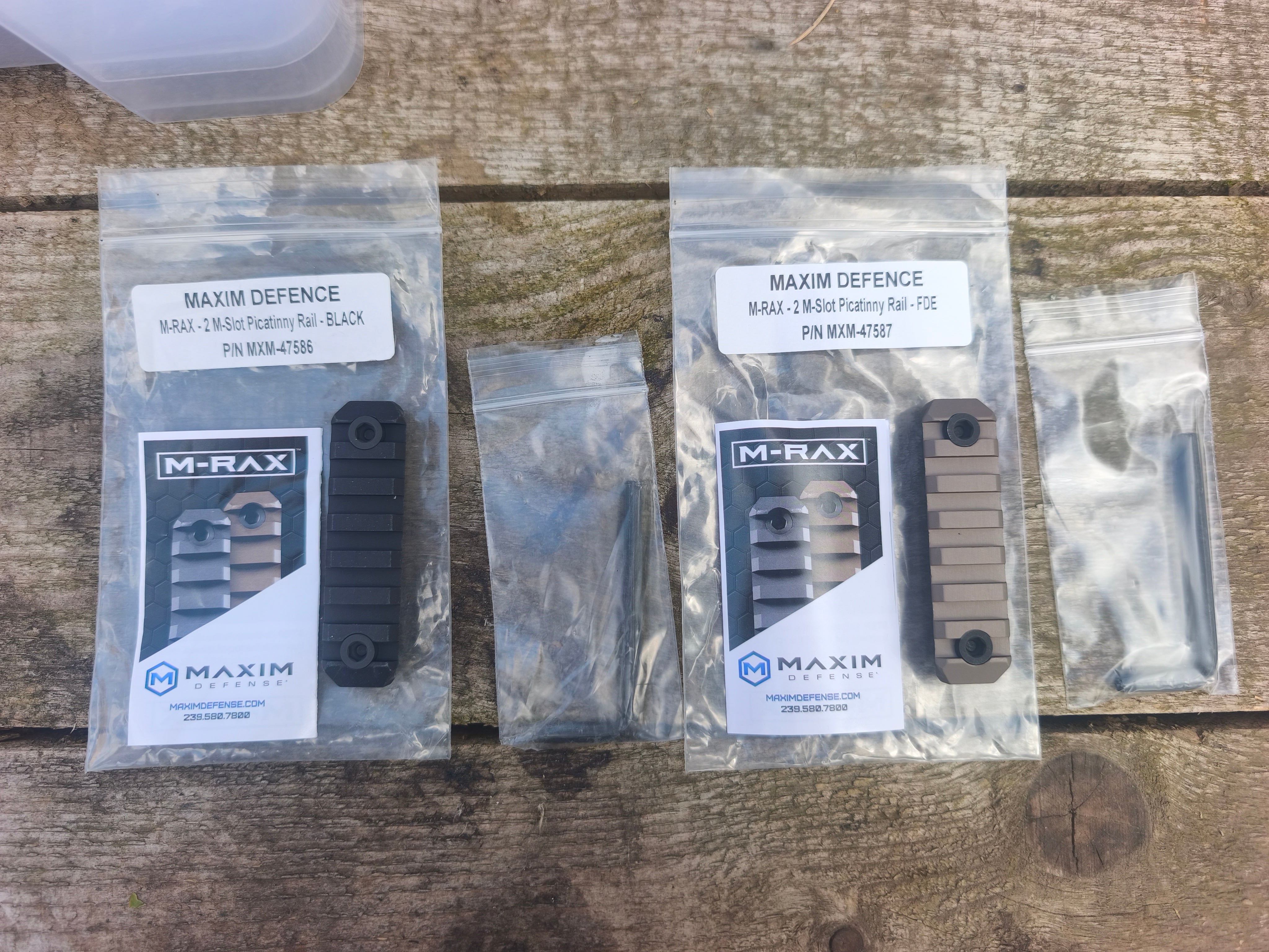 Maxim Defense Mrax M-lok rail til gevær m25, størrelse 2