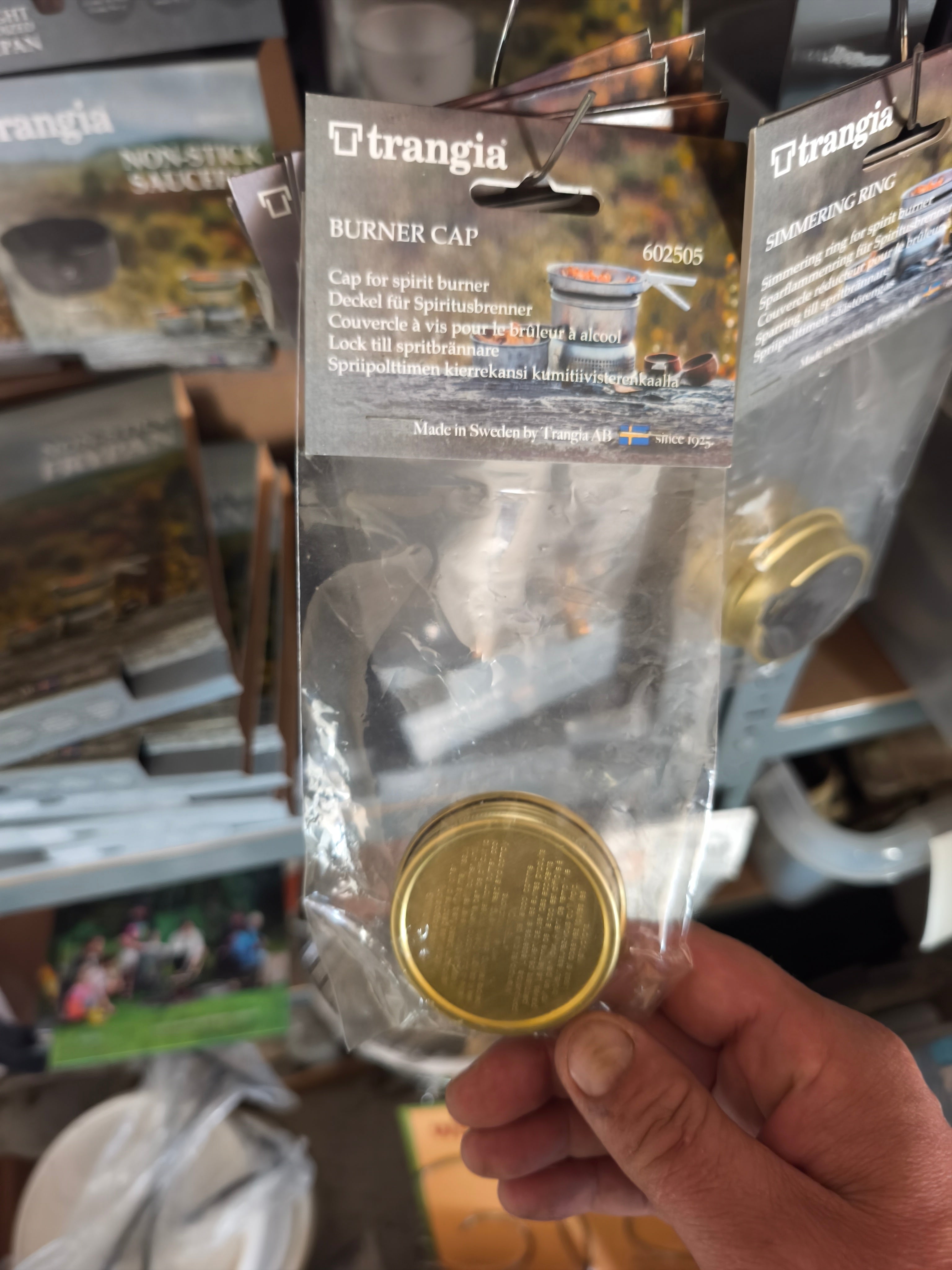 Trangia burner cap