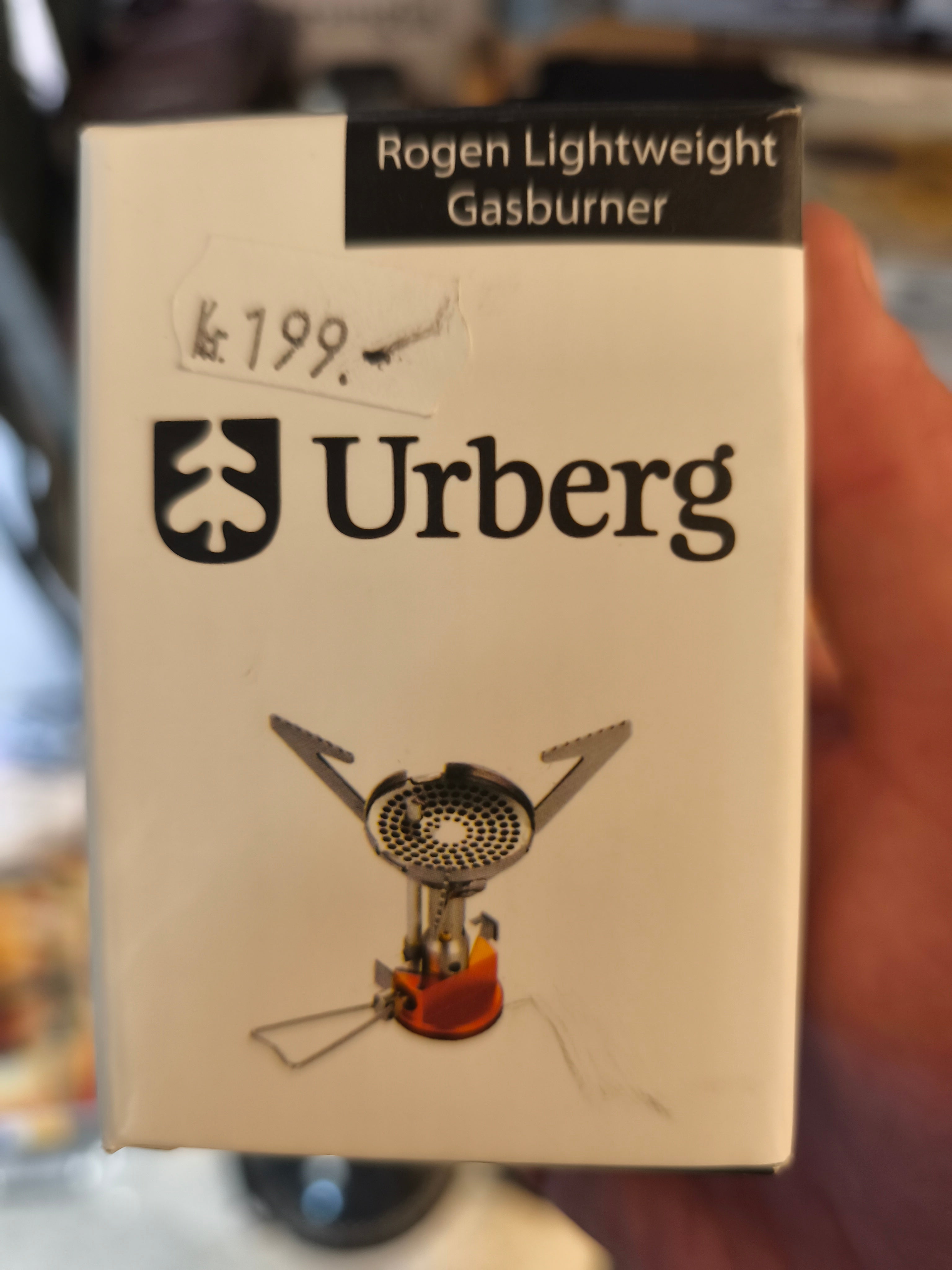 Gasbrænder til gasdåser med gevind