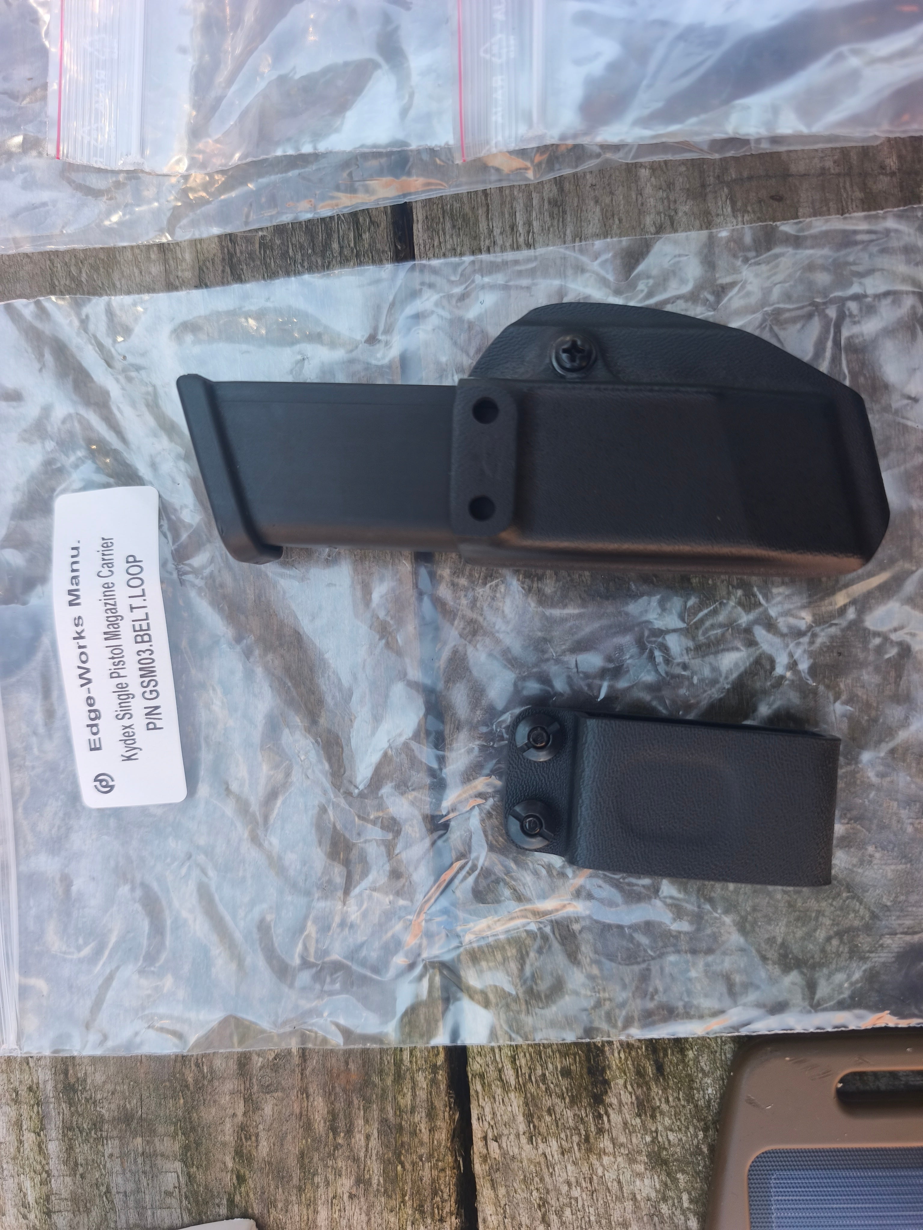 Edge-Works magasinlommer til doublestack 9mm pistol magasiner