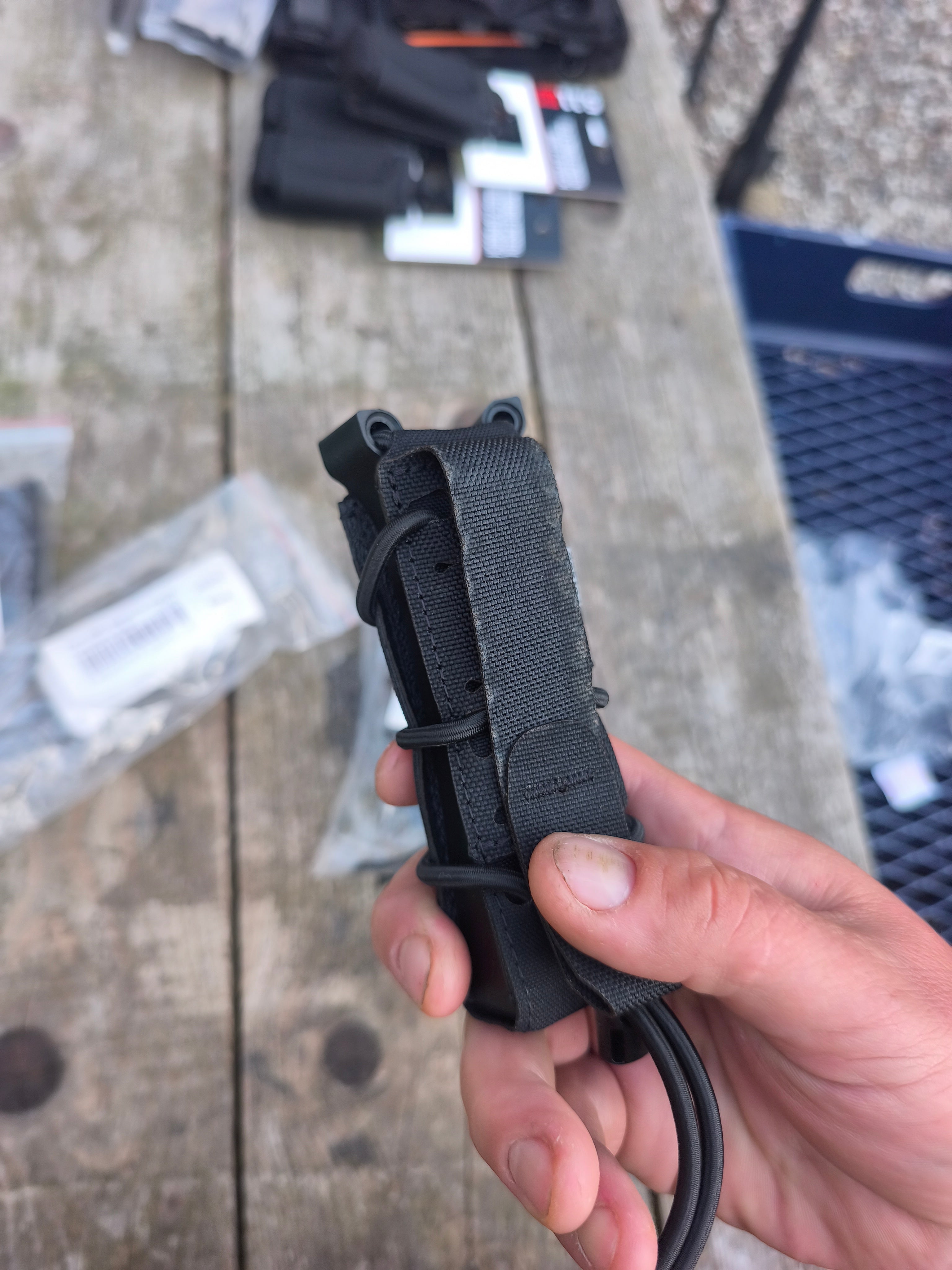 Templars Gear Smg/lange pistolmag lommer, sort
