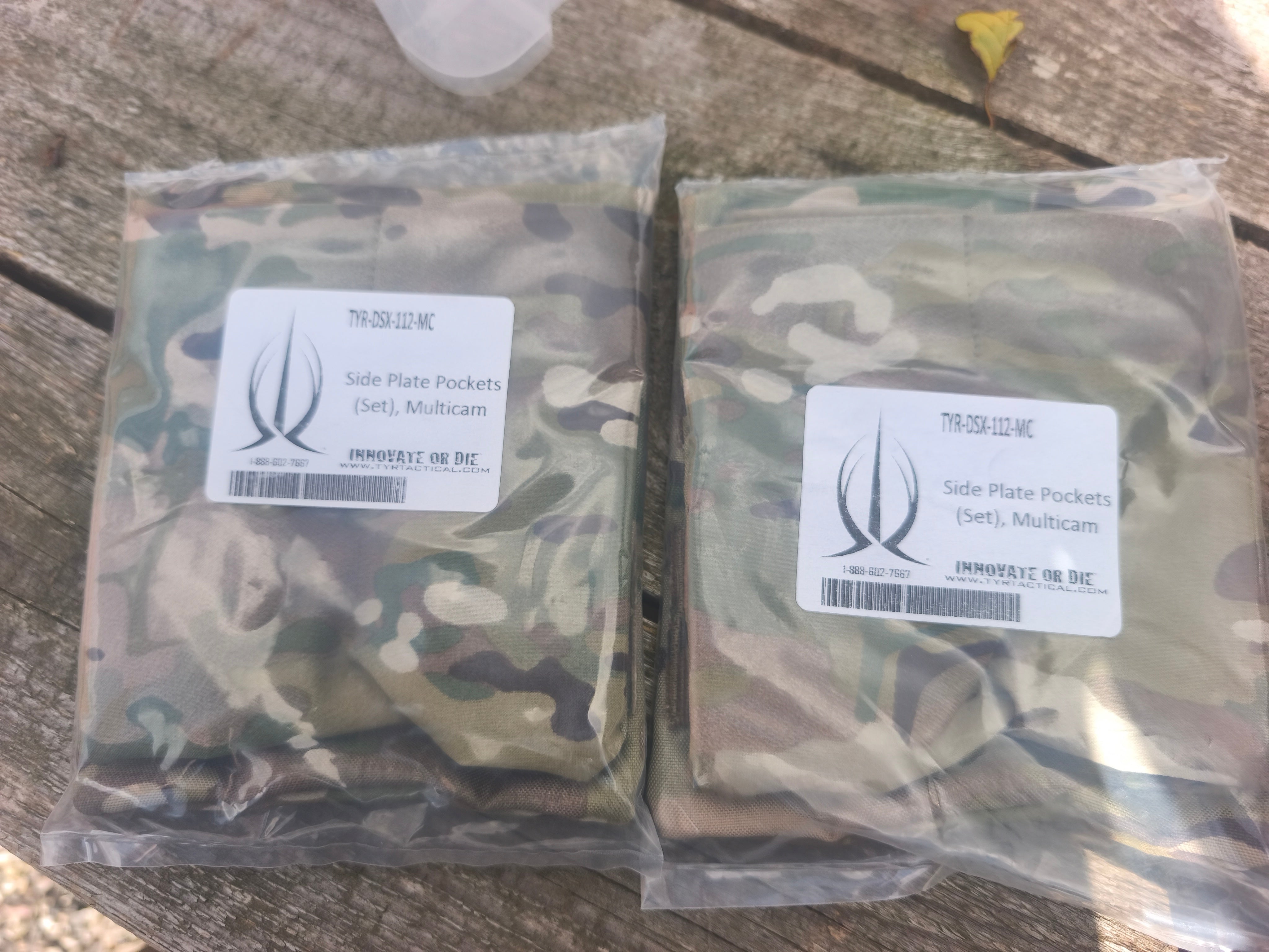 Tyr sidepladelommer til jægerkorpsets DSX vest (passer også på andre)