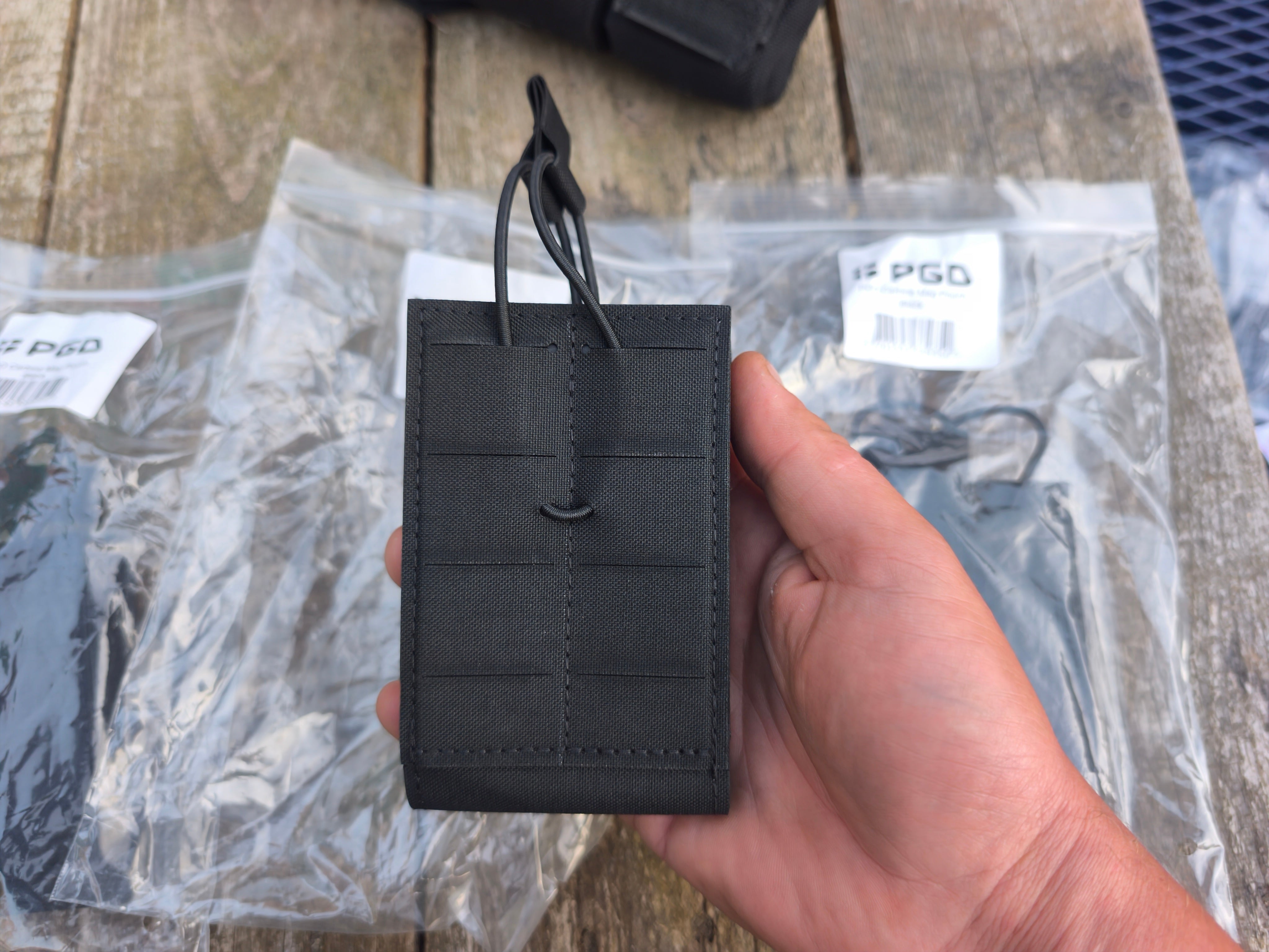 PGD fast mag lomme, single m4, sort