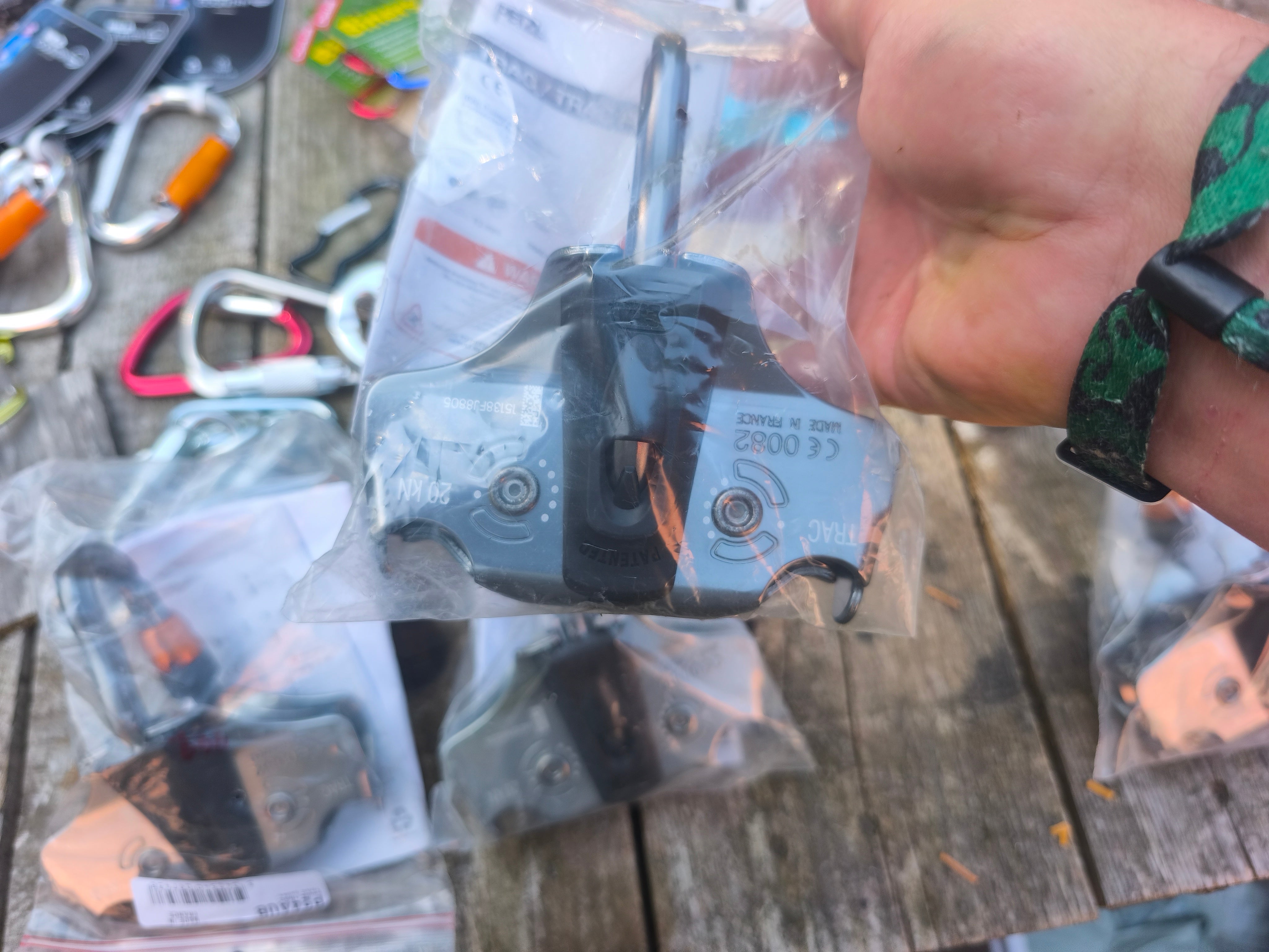 Petzl P24AUB track pulley til at lave rebbaner med. Nye